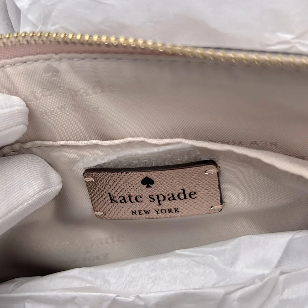 Kate Spade Kenzie Limited Edition Metallic Mini Crossbody Rose Gold